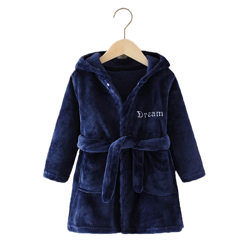 Kids Cartoon Flannel Bathrobe | Soft Unisex Children’s Robe for Boys & Girls, Cozy All-Season Sleepwear (Ages 2–8)