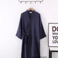 Lightweight Japanese Kimono Robe for Men & Women, Cotton Crepe Sleepwear Bathrobe for Spring & Autumn