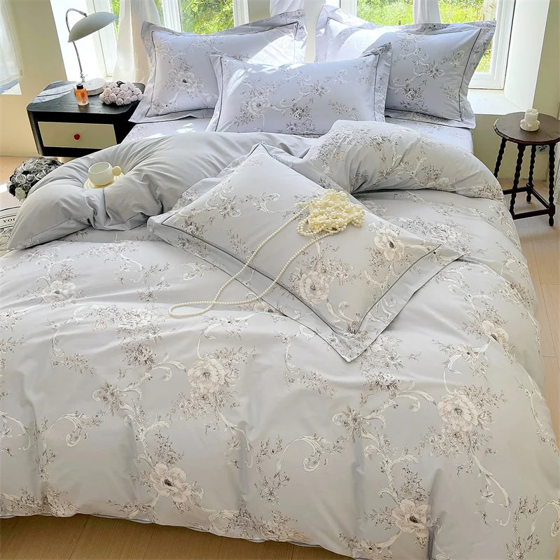 High-Density Cotton Duvet Cover Set for Bedroom – 3-Piece Luxury Bedding, 1 Duvet Cover + 2 Pillowcases