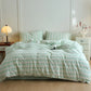 Luxury 100% Cotton Yarn Dyed Duvet Cover Set 3PCS Pre-Washed Stripe Bedding Set Soft Breathable
