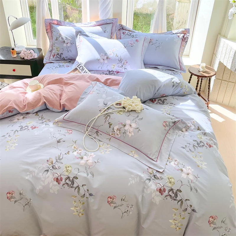 High-Density Cotton Duvet Cover Set for Bedroom – 3-Piece Luxury Bedding, 1 Duvet Cover + 2 Pillowcases