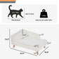 Nordic Elevated Pet Bed with Waterproof Pad – Small Dog & Kitten
