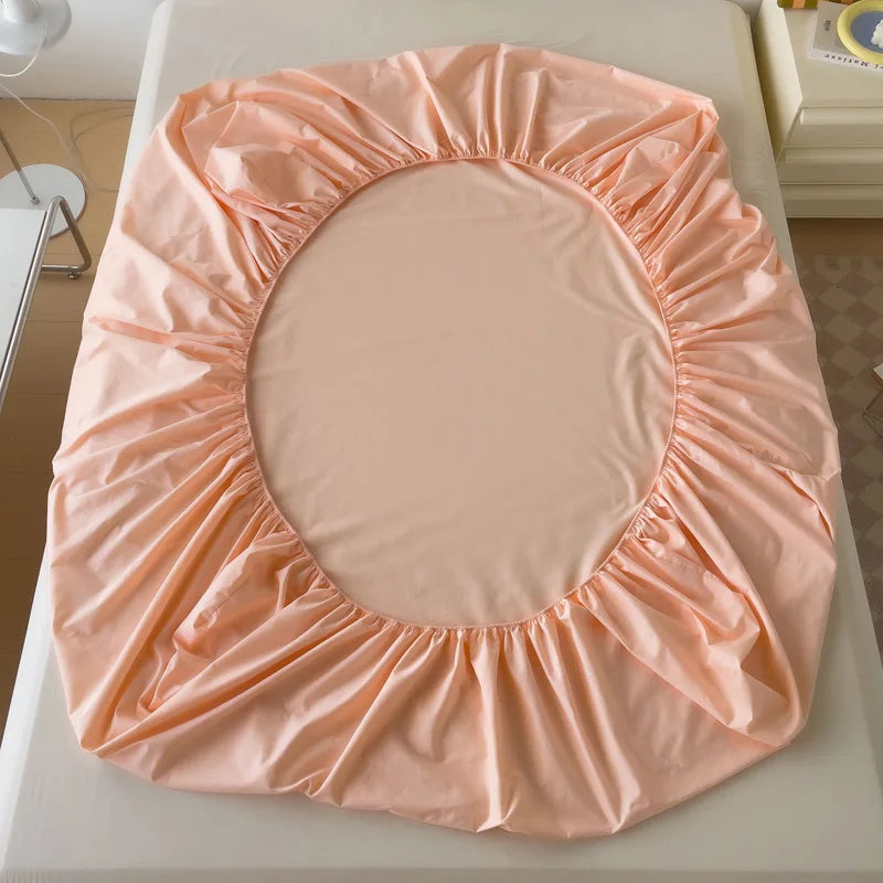 High-End 100% Egyptian Cotton Bedding Set – 400TC Fitted/Flat Bedsheet Set with Pillowcases (4/6 Pieces, Double/Queen)