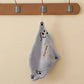 Polar Bear Hanging Hand Towel – Super Absorbent Thick Coral Fleece Cartoon Kitchen Wiping Towel