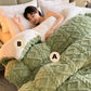 Thick Winter Warm Blanket for Beds – Artificial Lamb Cashmere Weighted Comforter & Heavy Duvet Quilt