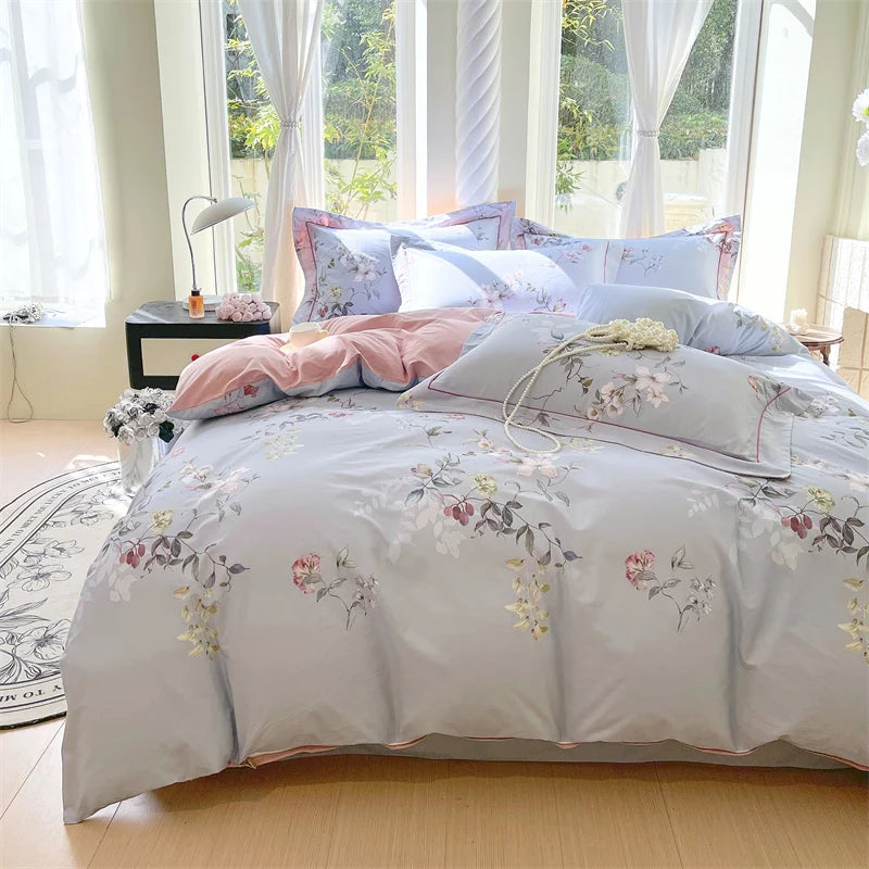 High-Density Cotton Duvet Cover Set for Bedroom – 3-Piece Luxury Bedding, 1 Duvet Cover + 2 Pillowcases