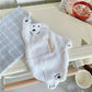 Polar Bear Hanging Hand Towel – Super Absorbent Thick Coral Fleece Cartoon Kitchen Wiping Towel