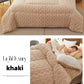 New Super Thick Winter Warm Blanket for Bed Artificial Lamb Cashmere Weighted Blankets Soft Comfortable Warmth Quilt Comforter