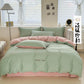 100% Cotton Plain Duvet Cover Set – 3pcs Bedding Set Queen King