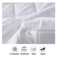 Protective waterproof fitted sheet for single, double, 140cm & 160cm beds. Soft, durable, and leak-resistant.
