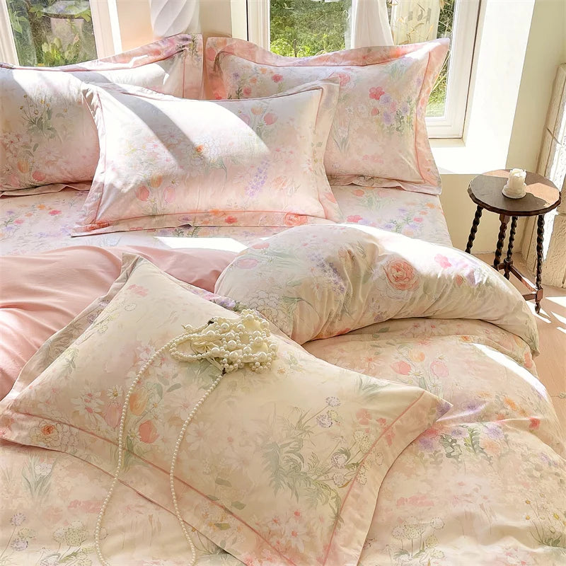 High-Density Cotton Duvet Cover Set for Bedroom – 3-Piece Luxury Bedding, 1 Duvet Cover + 2 Pillowcases