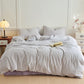 Luxury 100% Cotton Yarn Dyed Duvet Cover Set 3PCS Pre-Washed Stripe Bedding Set Soft Breathable