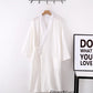 Lightweight Japanese Kimono Robe for Men & Women, Cotton Crepe Sleepwear Bathrobe for Spring & Autumn