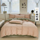 100% Cotton Plain Duvet Cover Set – 3pcs Bedding Set Queen King