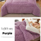 Thick Winter Warm Blanket for Beds – Artificial Lamb Cashmere Weighted Comforter & Heavy Duvet Quilt