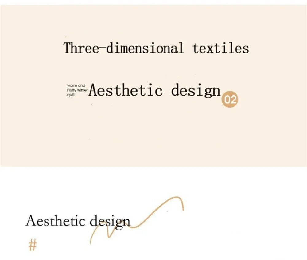 Thick Winter Warm Blanket for Beds – Artificial Lamb Cashmere Weighted Comforter & Heavy Duvet Quilt