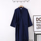 Lightweight Japanese Kimono Robe for Men & Women, Cotton Crepe Sleepwear Bathrobe for Spring & Autumn