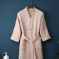 SRETNO 100% Cotton Bathrobe – Warm Peignoir Femme Hiver