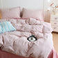 Luxury 100% Cotton Yarn Dyed Duvet Cover Set 3PCS Pre-Washed Stripe Bedding Set Soft Breathable