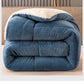 Thick Milk Fleece Winter Blanket – Ultra-Soft Artificial Lamb Cashmere Duvet & Weighted Comforter