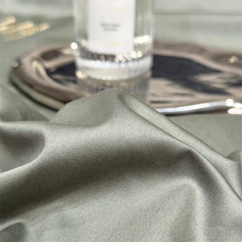 100% Egyptian Cotton 3-Piece Duvet Cover Set – 400 Thread Count Soft Solid Bedding with 2 Pillowcases (Single to King Size)