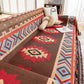 Bohemian Multi-Purpose Throw Blanket – Grid Pattern Sofa Throw, Bed Sheet, Home Decor & Outdoor Travel Blanket