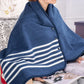 Wearable Flannel Shawl Blanket – Cozy, Lazy, and Perfect for Home or Office
