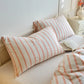 Luxury 100% Cotton Yarn Dyed Duvet Cover Set 3PCS Pre-Washed Stripe Bedding Set Soft Breathable