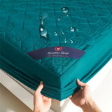 Waterproof Mattress Protector – Soft, Breathable & Deep Pocket Fitted Cover for Single or Double Bed (1pc, No Pillowcases)