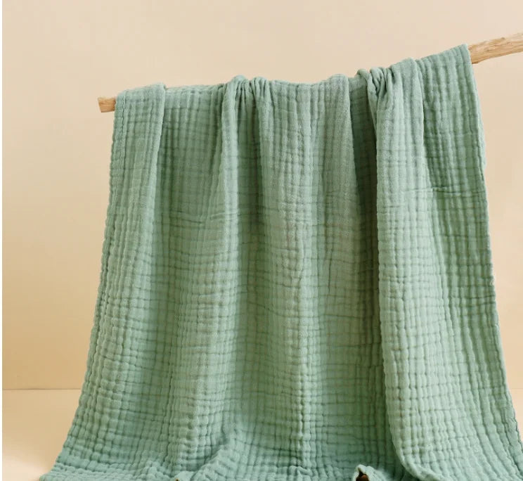 Muslin Cotton Blanket – Soft Gauze Summer Quilt for Adults & Kids
