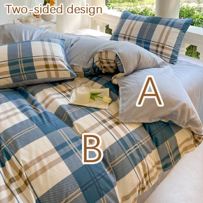 Kawaii Bear Printed Bedding Set – Cute Dog Duvet Cover Set Full Queen King