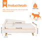 Nordic Elevated Pet Bed with Waterproof Pad – Small Dog & Kitten